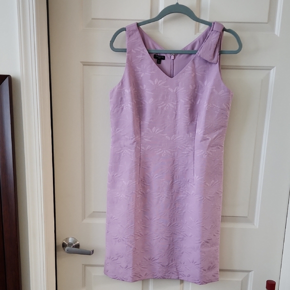 Talbots Light Purple Textured Mini Dress - Picture 1 of 5